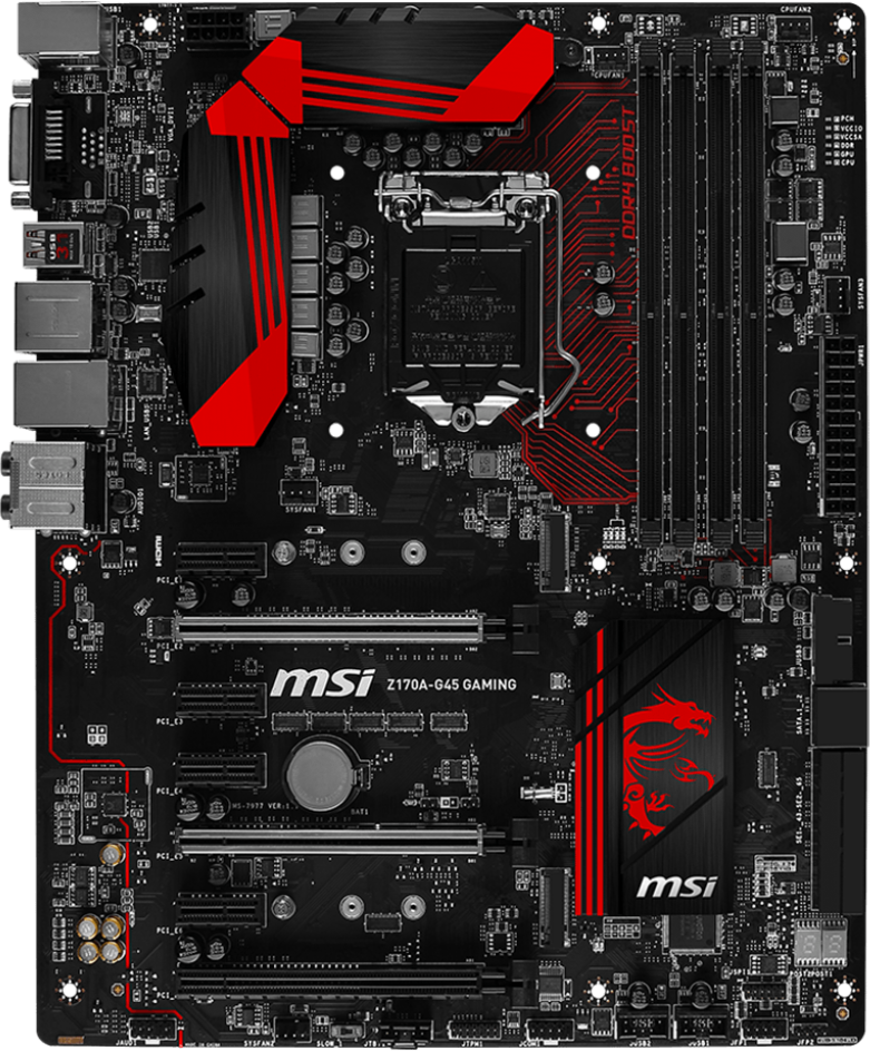 MSI Z170A-G45 Gaming - Motherboard Specifications On MotherboardDB